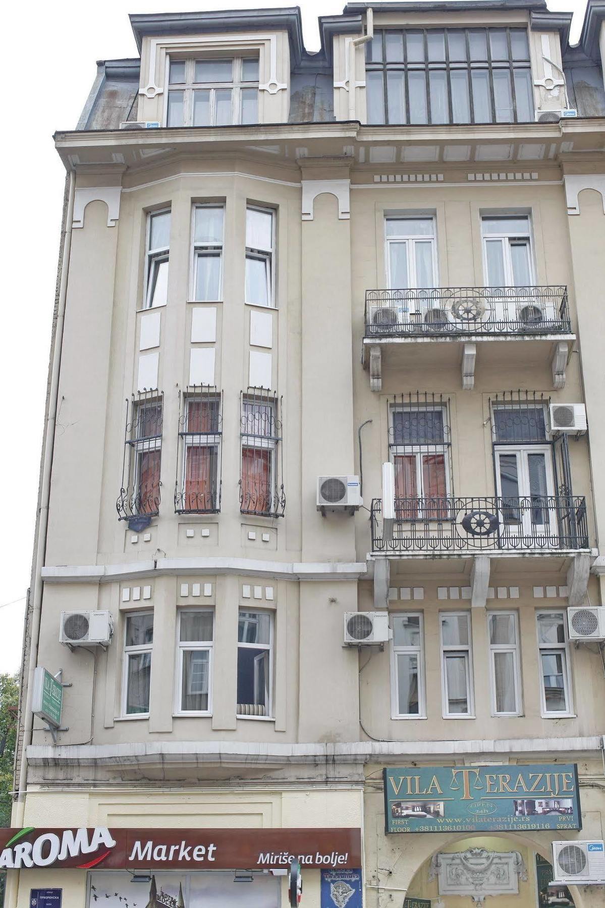 Vila Terazije Bělehrad Exteriér fotografie